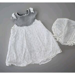 Pili Carrera Designer High End‎ Knit Cotton Dress Set 2T
